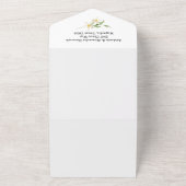 Zitrusfrüchte-Hochzeit im Mittelmeerraum All In One Einladung (Außenbereich)