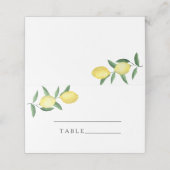 Zitrusfrüchte - Hochzeiten - Platzkarten (Außenseite Aufgefaltet)