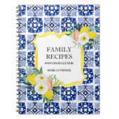 Zitrusfrüchte Italienisches Mittelmeer Rezept Notizblock (Vorderseite)