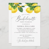 Zitrusfrüchte Junggeselinnen-Abschied Einladung (Vorne/Hinten)