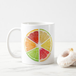 Zitrusfrüchte Kaffeetasse