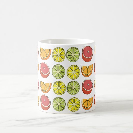 Zitrusfrüchte Kaffeetasse (Mittel)