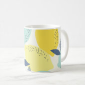 Zitrusfrüchte, lebendiges, nahtloses Muster. Kaffeetasse (VorderseiteRechts)
