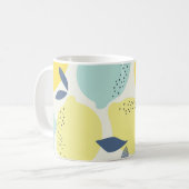 Zitrusfrüchte, lebendiges, nahtloses Muster. Kaffeetasse (Vorderseite Links)