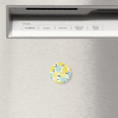 Zitrusfrüchte, lebendiges, nahtloses Muster. Magnet (In Situ (Geschirrspüler))
