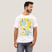 Zitrusfrüchte, lebendiges, nahtloses Muster. T-Shirt (Vorne ganz)