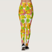Zitrusfrüchte Leggings (Rückseite)
