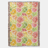 Zitrusfrüchte Limette Zitrone Orange Grapefruit Decke (Vorderseite Vertikal)