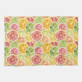 Zitrusfrüchte Limette Zitrone Orange Grapefruit Geschirrtuch (Horizontal)