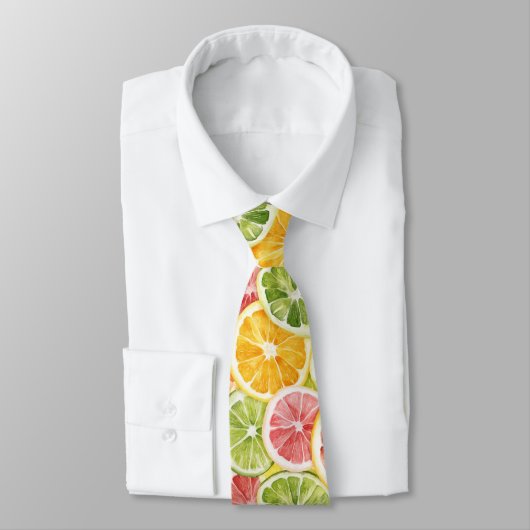 Zitrusfrüchte Limette Zitrone Orange Grapefruit Krawatte (Gebunden)