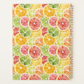 Zitrusfrüchte Limette Zitrone Orange Grapefruit Planer (Rückseite)