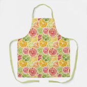 Zitrusfrüchte Limette Zitrone Orange Grapefruit Schürze (Vorderseite)