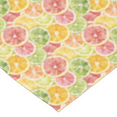 Zitrusfrüchte Limette Zitrone Orange Grapefruit Tischdecke (Schrägansicht)