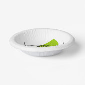 Zitrusfrüchte Limon Pappteller (Gewinkelt)