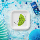 Zitrusfrüchte Limon Pappteller (Party)