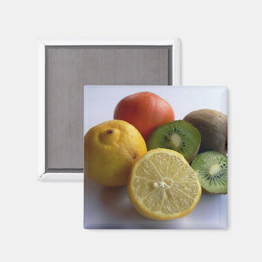 Zitrusfrüchte Magnet (Vorderseite/Rückseite)