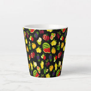 Zitrusfrüchte Milchtasse