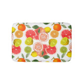 Zitrusfrüchte mit Blätter Badematte (Vorderseite)