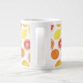 Zitrusfrüchte-Muster Jumbo-Tasse (Rückseite)