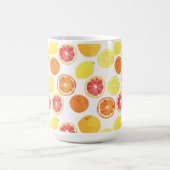 Zitrusfrüchte-Muster Kaffeetasse (Mittel)