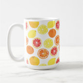 Zitrusfrüchte-Muster Kaffeetasse (Links)