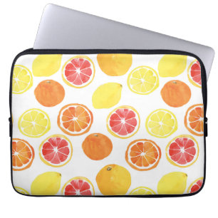 Zitrusfrüchte-Muster Laptopschutzhülle