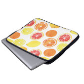 Zitrusfrüchte-Muster Laptopschutzhülle (Vorne Knopf)