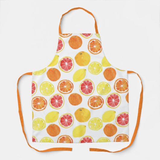 Zitrusfrüchte-Muster Schürze (Vorderseite)