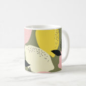 Zitrusfrüchte Nahtloses Muster Kaffeetasse (VorderseiteRechts)
