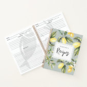 Zitrusfrüchte Natur Rustikale Personalisierte Reci Notizblock (Innenseite)