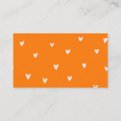 Zitrusfrüchte Orange Brautparty Recipe Anfrage Begleitkarte (Rückseite)