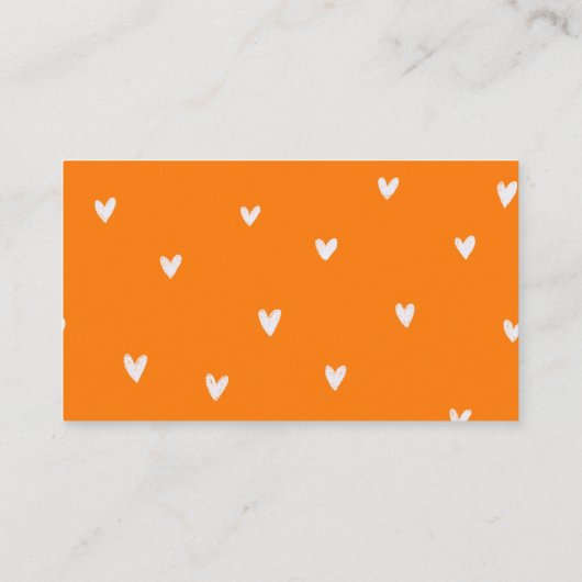 Zitrusfrüchte Orange Brautparty Recipe Anfrage Begleitkarte (Rückseite)