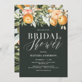 Zitrusfrüchte, Orangen, Blüten Brautparty Party (Vorne/Hinten)