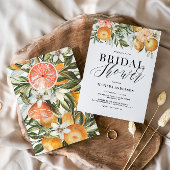 Zitrusfrüchte, Orangen, Blüten Brautparty Party