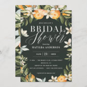 Zitrusfrüchte, Orangen, Blüten Brautparty Party (Vorne/Hinten)