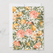 Zitrusfrüchte, Orangen + Blüten Taufe (Rückseite)