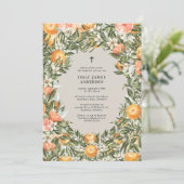 Zitrusfrüchte, Orangen + Blüten Taufe (Stehend Vorderseite)