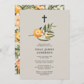 Zitrusfrüchte, Orangen + Blüten Taufe (Vorne/Hinten)