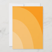 Zitrusfrüchte Orangen Hauptpresse Sommer Brautpart Einladung (Rückseite)