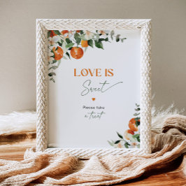 Zitrusfrüchte-Orangen-Liebe, hauptsächlich Süßkart Poster