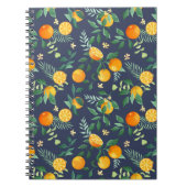 Zitrusfrüchte: Orangen mit tropischem Flair Notizblock (Vorderseite)