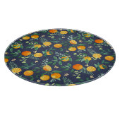 Zitrusfrüchte: Orangen mit tropischem Flair Schneidebrett (Ecke)