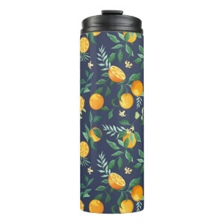 Zitrusfrüchte: Orangen mit tropischem Flair Thermosbecher