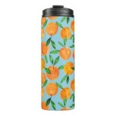 Zitrusfrüchte-Orangen-Muster Thermosbecher (Vorderseite)