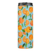 Zitrusfrüchte-Orangen-Muster Thermosbecher (Rückseite)
