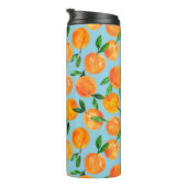 Zitrusfrüchte-Orangen-Muster Thermosbecher (Nach rechts gedreht)