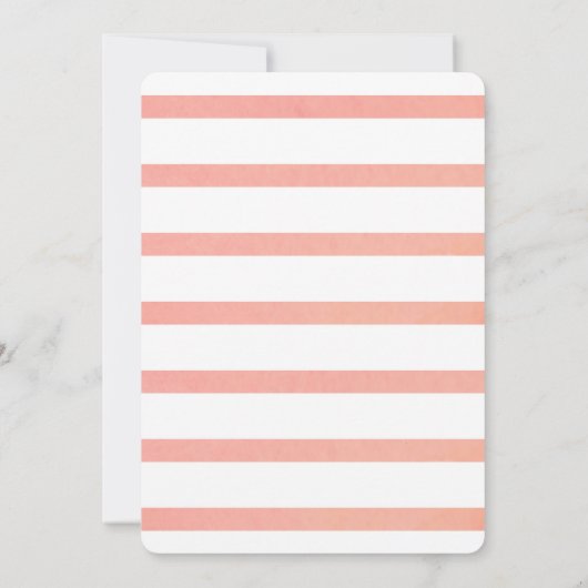 Zitrusfrüchte Orangen Sip and See Party, Baby Girl Einladung (Rückseite)