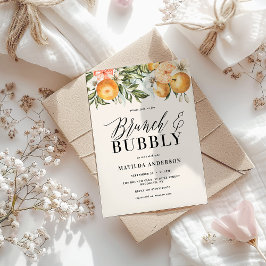 Zitrusfrüchte, Orangen und Blütenbrunch