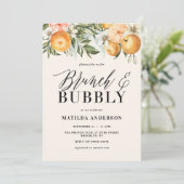 Zitrusfrüchte, Orangen und Blütenbrunch (Stehend Vorderseite)