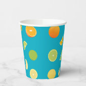 Zitrusfrüchte Pappbecher (Links)